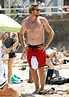 The Mentalist's Simon Baker reveals toned torso on Bondi beach with the ...