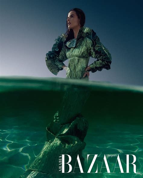 Alessandra Ambrosio Harpers Bazaar Arabia 2019 Cover Fashion Editorial