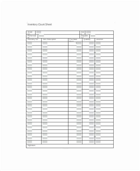 Inventory Cycle Count Excel Template