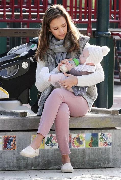 Jessica Alba Takes Haven To The Park For Some Bonding Mirror Online