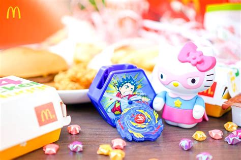 Ask about our special toys for children under 3. Happy Meal Beyblade & Hello Kitty! Collect all 8 at ...