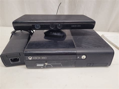 Microsoft Xbox 360 E Model 1538 120 Gb Console W Kinect And Ac Tested