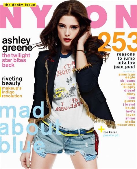 Ashley Greene In Nylon Magazine August 2012 Issue Hawtcelebs