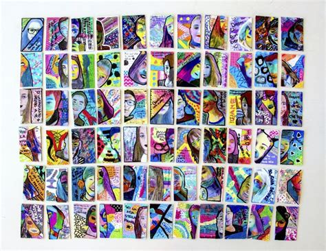 SELFIE Artist Trading cards 2018 | Artist trading cards, Art trading cards, Trading card ideas