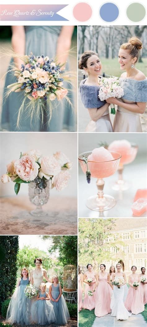 Pantone Rose Quartz And Serenity Wedding Color Ideas 2016 By Makia55