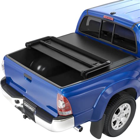 Oedro Soft Tri Fold Truck Bed Tonneau Cover Compatible With 2005 2015