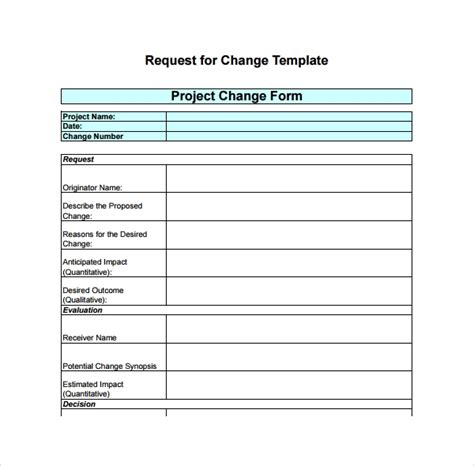 7 Change Log Templates Sample Templates
