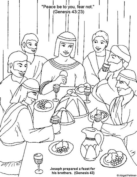 He became a leader and saved many people from famine. Brother, Coloring and Coloring pages on Pinterest