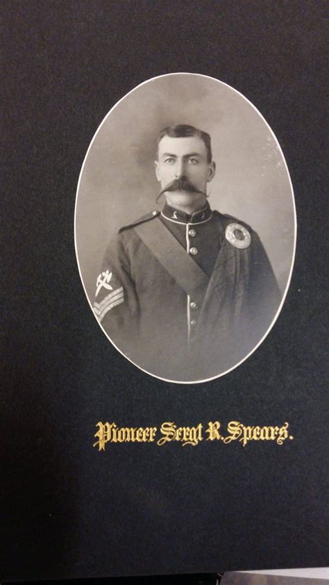 Pioneer Sergt R Spears Portrait 1906 48th Highlanders Museum