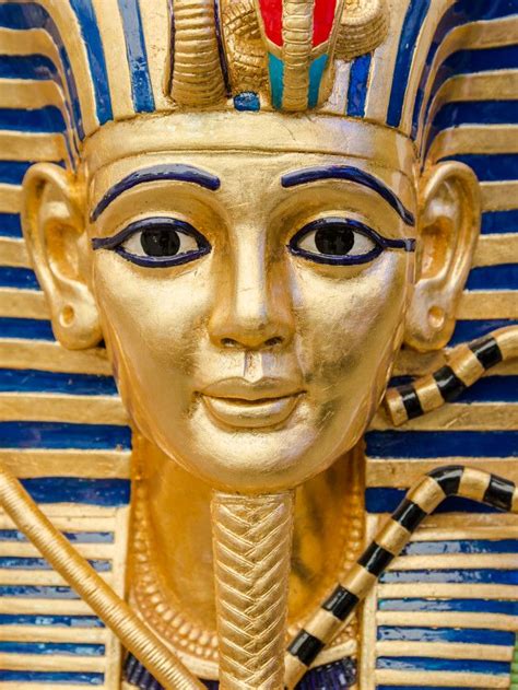 Egyptian Golden Pharaohs Mask Travel To Egypt Concept Egyptian