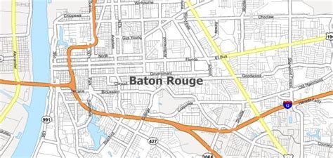 Baton Rouge Map Collection Louisiana Gis Geography