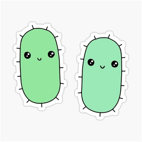 E Coli Bacteria Stickers Sticker For Sale By Mheadesign Redbubble