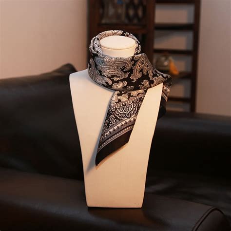 Silketørklæde Silke Tørklæde Classic Cashew Silketørklæde