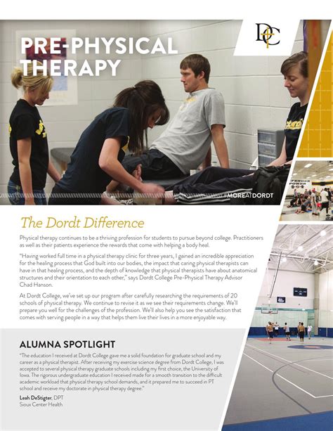 Pre Physical Therapy Info Sheet By Dordt University Issuu