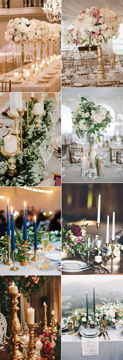 Top 20 Vintage Wedding Centerpieces With Candlesticks Emmalovesweddings