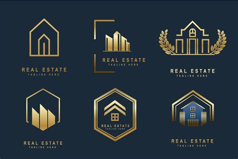 Set Real Estate Logo Graphic By Kidsidestudio · Creative Fabrica