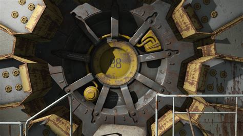 Vault Door Announce Warning For Vaults 81 88 114 And 118 At Fallout 4