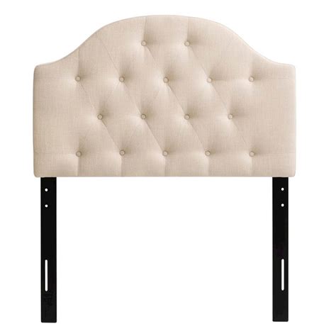 Best Buy Corliving Diamond Button Arched Panel Tufted Fabric Single