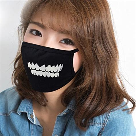 Mouth Maskmagicfour Cotton Maskblack Fashion Cool Anime