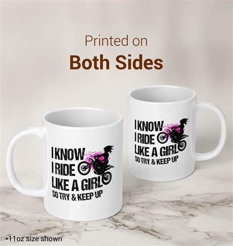 I Know I Ride Like A Girl So Try And Keep Up Coffee Mug Tea Cup