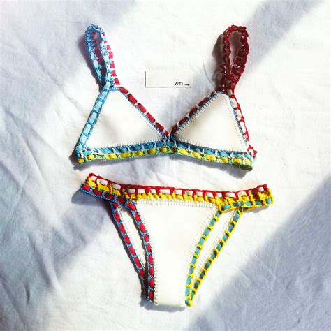 reversible neo crochet bikini set w t i design