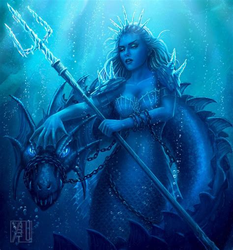 Ice Queen By Yasumatsuoka Mother Of Sea Dragons Fantasy Creatures