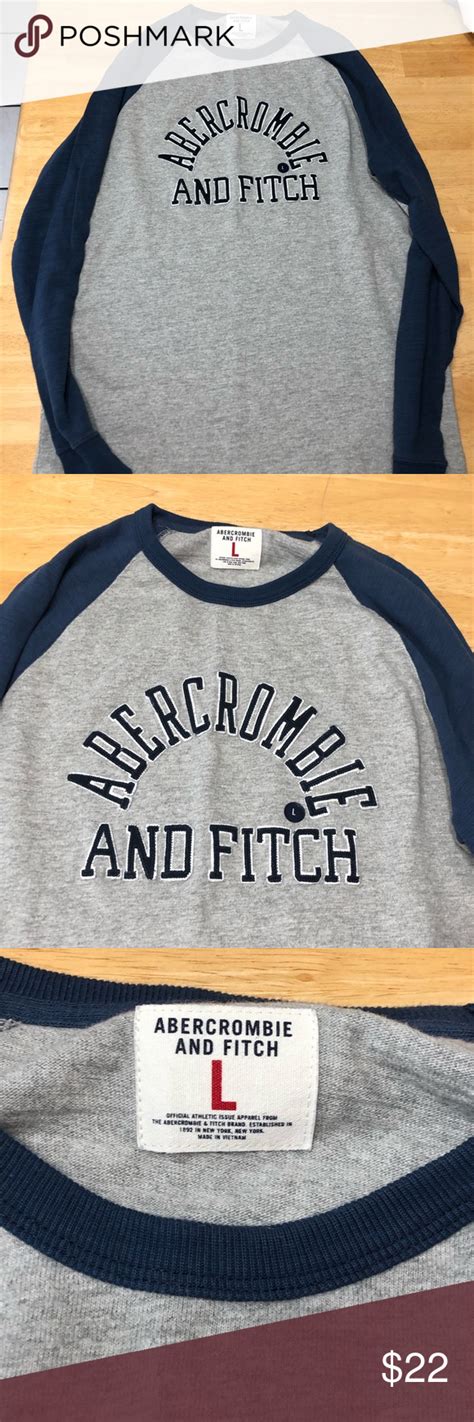Abercrombie And Fitch Long Sleeve T Shirt Size L Shirt Size Long