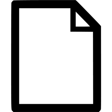 Black Blank File Icon Free Black File Icons