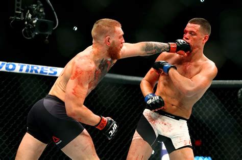 Nate appears now to be bleeding a lot from his face as mcgregor's punches and kicks land consistently. Conor McGregor vs. Nate Diaz UFC 202 Odds, Fight Card ...