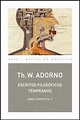 Theodor W. Adorno: Escritos filosóficos tempranos. Obra Completa (I ...