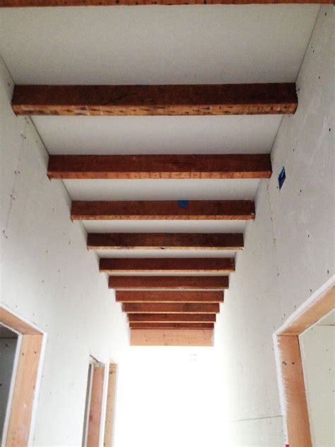 Installing drywall on the ceiling when working alone is a s simple as following these steps. Portrayal of Exposed Ceiling Beams Ideas # ...