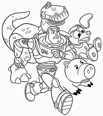 Coloring Toy Story Pages Printable Disney