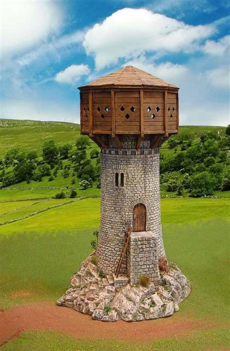 Watchtower With Hoarding Watch Tower Wooden Castle Tower
