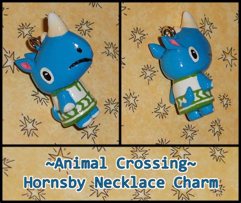 Animal Crossing Hornsby Rhino Necklace Charm By Yellercrakka On