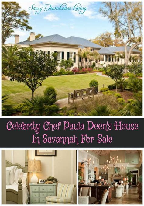 Celebrity Chef Paula Deen S House In Savannah For Sale Paula Deen Celebrity Houses Savannah Chat