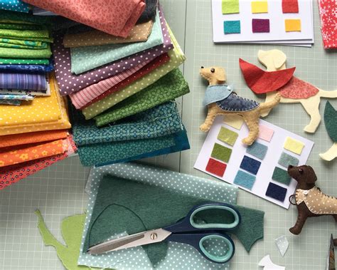 Fabric Colour Palette Tilly And Puffin