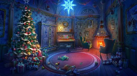 Christmas Landscape Anime Christmas Christmas Illustration