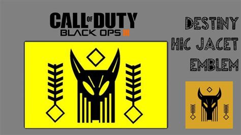 Black Ops 3 Hic Jacet Emblem Tutorial Destiny Trials Of Osiris Bo3