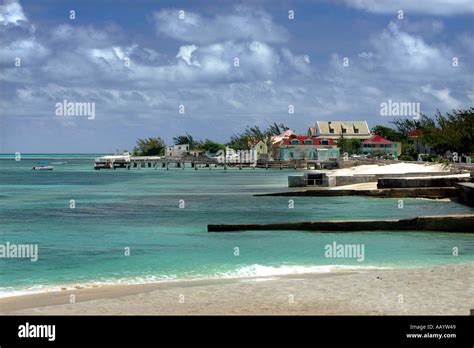 View Of Cockburn Town On Grand Turk In The Turks And Caicos Islands