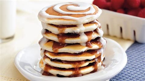 Cinnamon Roll Pancake Stacks Recipe From Betty Crocker