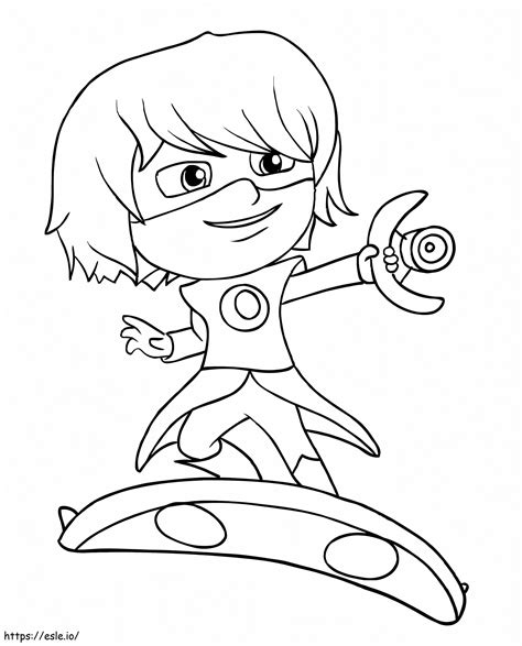 Luna Girl From Pj Masks Coloring Page
