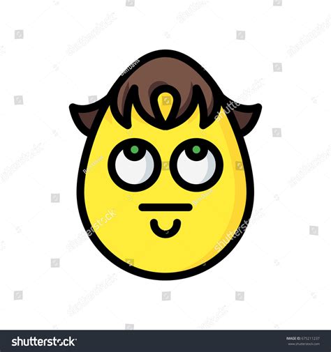 Emoticons Emoji Icons Guilty Boy Ultra Stock Vector Royalty Free