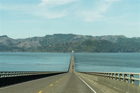 The Water Of The Columbia River At Its Mouth Crossed By The Astoria