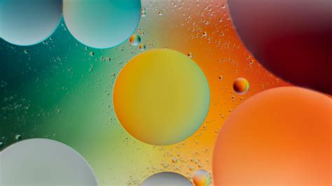 Download Wallpaper 2560x1440 Bubbles Gradient Multicolored