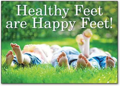 Healthy Happy Feet Customizable Standard Postcard Smartpractice Medical