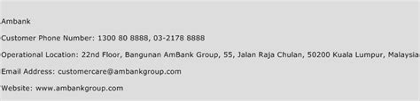 Ambank malaysia customer service contact number. Ambank Contact Number | Ambank Customer Service Number ...