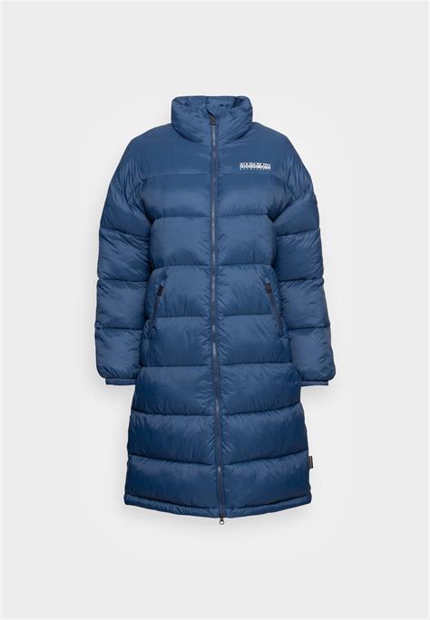 Napapijri Box Long Winter Coat Blue Ensignblue Uk