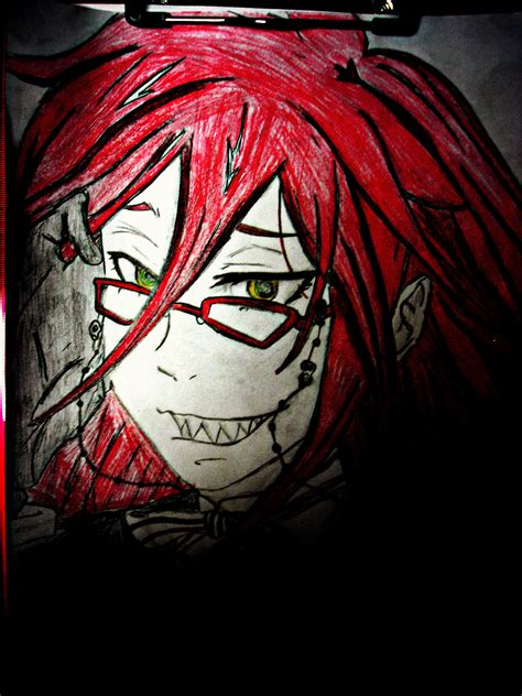 Grell Sutcliff Fan Art ♥ The Kuroshitsuji Black Butler Shinigami