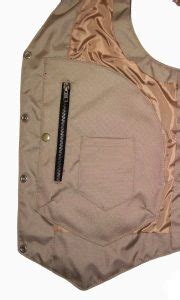 Mens 10 Pocket Retro Brown Concealed Carry Buffalo Hide Leather Vest