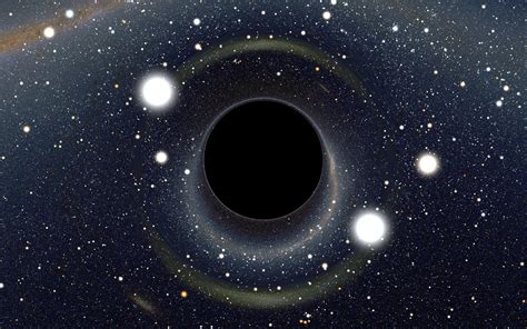 Stars Eclipse Black Hole Digital Art Wallpapers Hd Desktop And